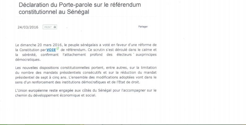declaration union européenne