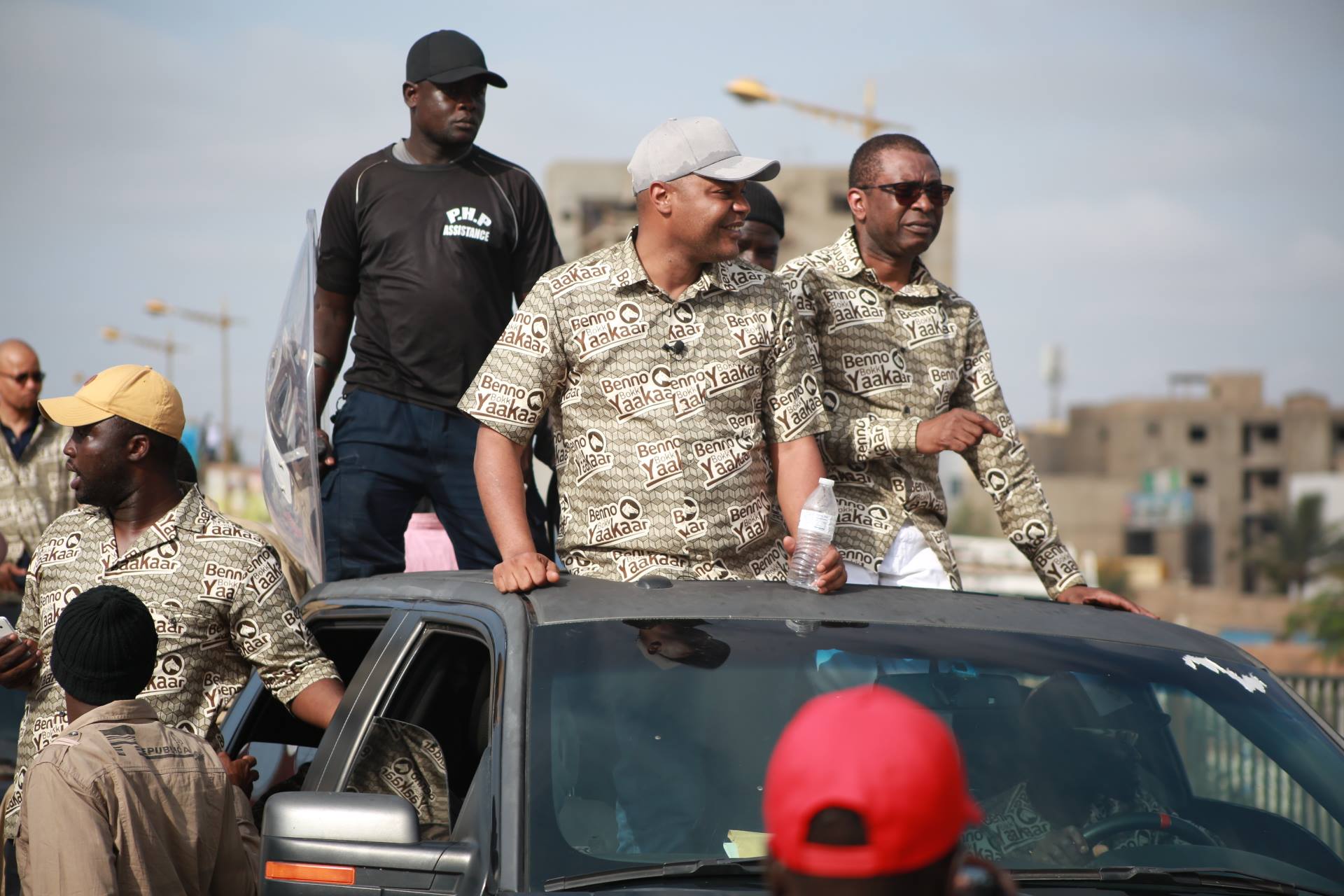 Photos: La parade de Youssou Ndour et de Mame Mbaye Niang au fief de Khalifa Sall