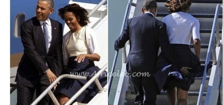 Le président Barack Obama sauve sa femme Michelle de la honte!!!