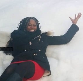 (Photo) Chute de Adiouza dans la neige au Canada… Regardez