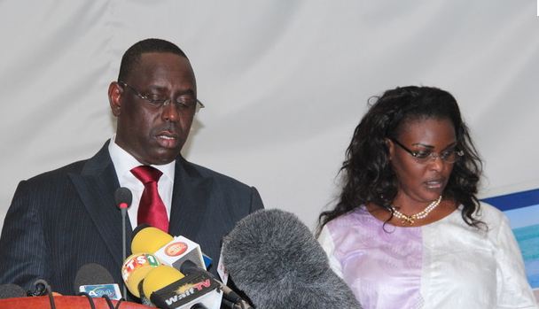 Photos: Macky-Marième, le Couple Présidentiel dans tout son charme - Macky Sall, Marième FAYE SALL wearing a suit and tie - Marieeme Faye Sall