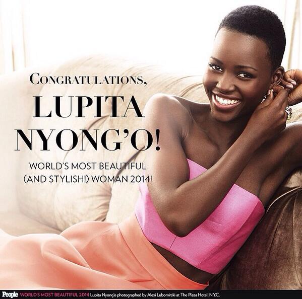 Lupita Nyong’o élue plus belle femme du monde par People