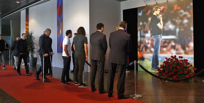 Arrêt sur image: L’hommage des joueurs du Barça à Tito Vilanova