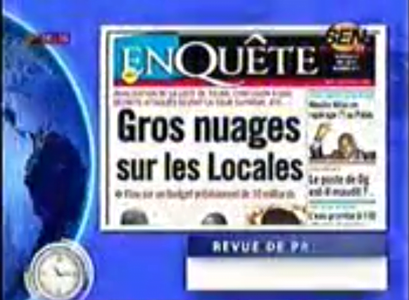 Vidéo: Revue de presse du 09 mai 2014 avec Ahmed Aidara Regardez