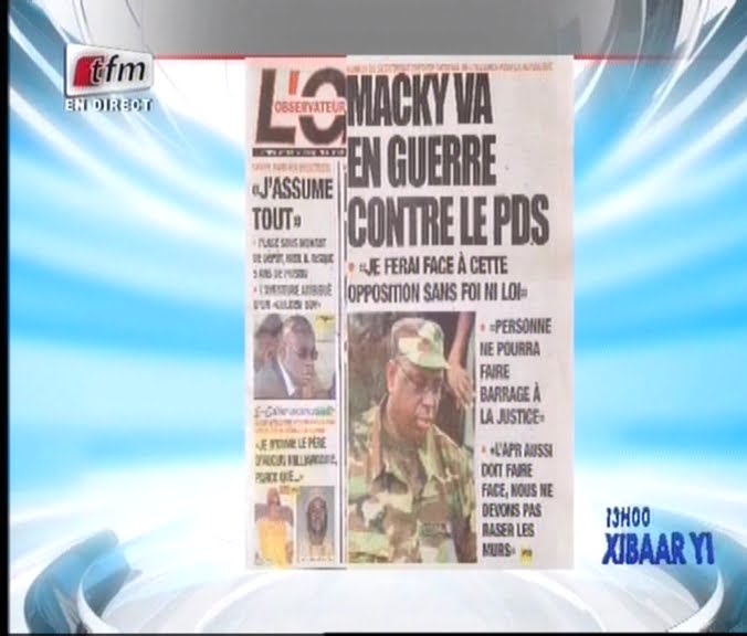 Vidéo: Revue de presse du 21 aout 2014 avec Mamadou Mouhamed Ndiaye Regardez