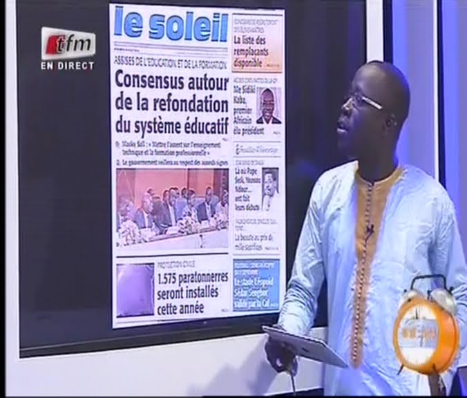 Vidéo: Revue de presse du 29 aout 2014 avec Mamadou Mouhamed Ndiaye Regardez