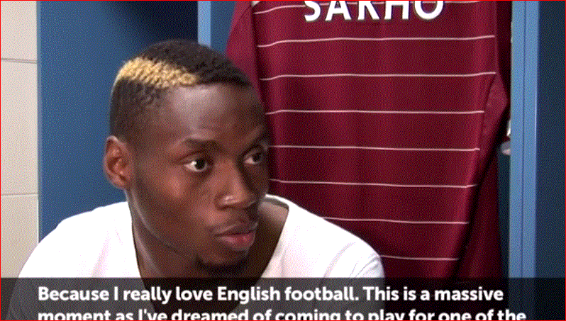 VIDEO : Diafra Sakho fraichement transféré : « je suis venu pour marquer des buts » Regardez