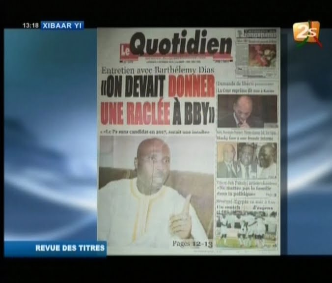 Vidéo: Revue de presse du 05 Septembre 2014 (2Stv) Regardez