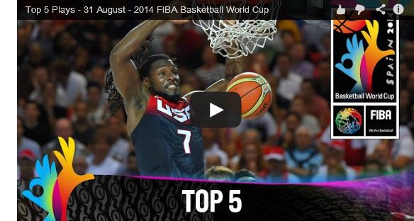 Vidéo- Coupe du Monde Basket : le top 5 de la 2éme journée