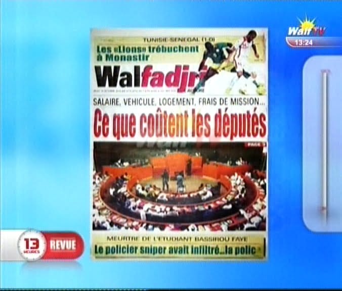 Vidéo: Revue de presse du 16 Octobre 2014 (Walf tv).Regardez