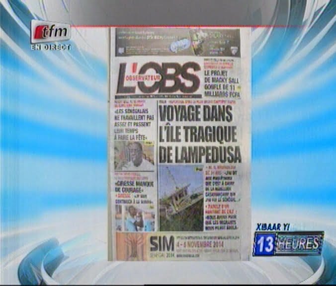 Vidéo: Revue de presse du 20 Octobre 2014 (Tfm).Regardez