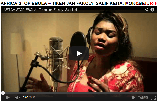 Musique : AFRICA STOP EBOLA – Tiken Jah Fakoly, Salif Keita, Mokobe…