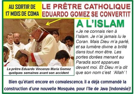 Java: Le prêtre catholique Eduardo Gomez se convertit à l’Islam