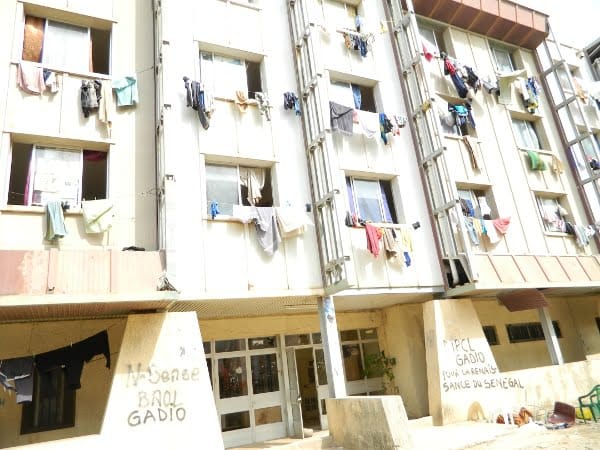 Il n’y a pas d’eau à l’université de Dakar