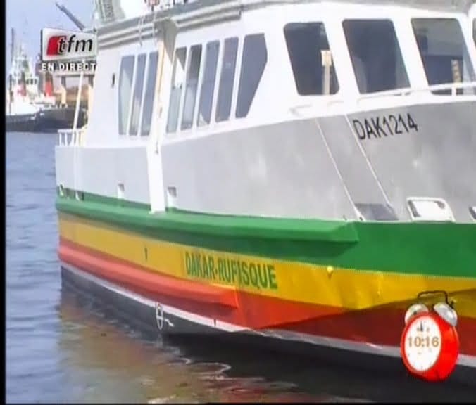 Vidéo: Liaison maritime Dakar-Rufisque : Le navire « Mame Couba Lamb » mis à l’eau. Regardez