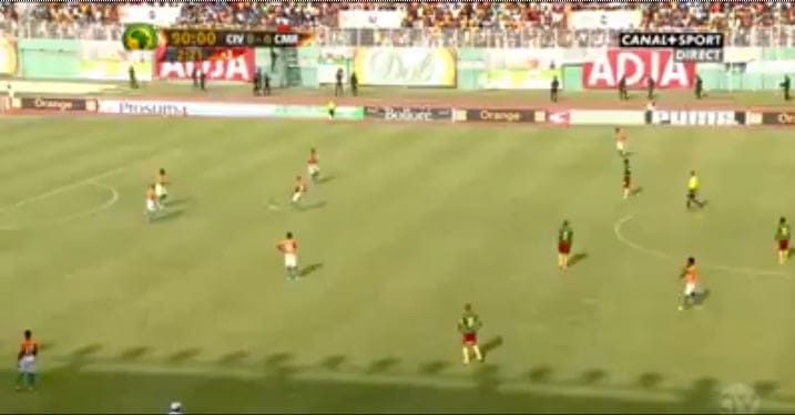 Vidéo: Une fin de match « honteuse » entre la Côte d’Ivoire et le Cameroun. Regardez