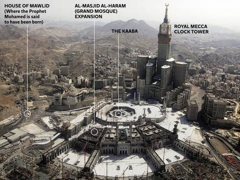 Les autorités saoudiennes envisagent de détruire la maison natale du prophète de l’Islam pour construire à la place un palais et un centre commercial