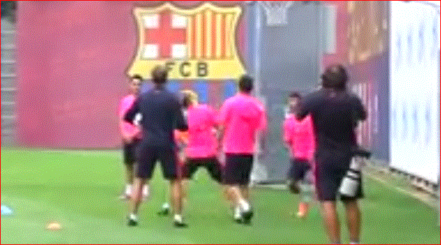 VIDEO: Regardez l’exploit de Neymar et Messi devant un cerceau
