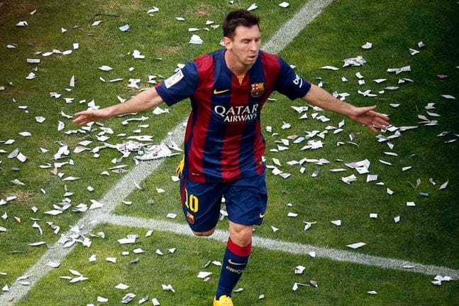 Messi devient le meilleur buteur absolu de la Liga (253buts)
