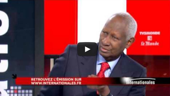 Vidéo-Tout ce que Abdou Diouf a dit sur le plateau de TV5 Monde. Regardez