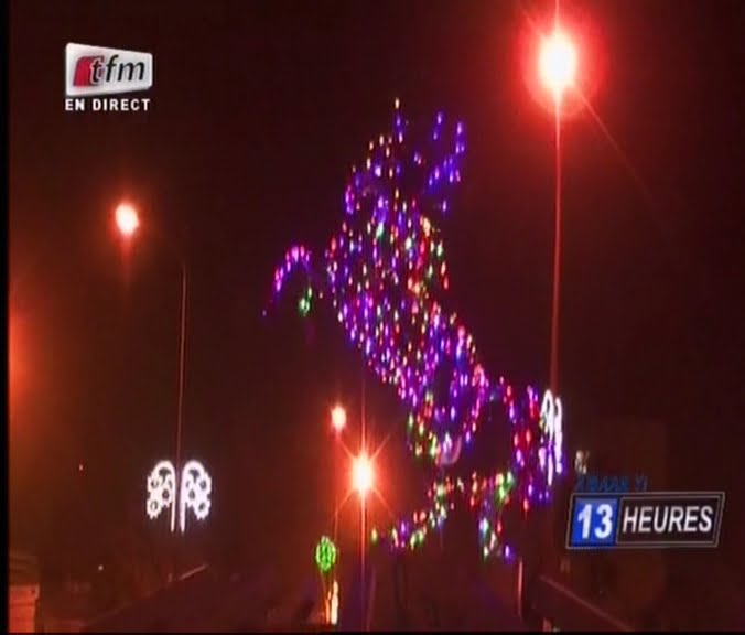 Vidéo: Dakar ville lumière à l’occasion des fêtes de fin d’année