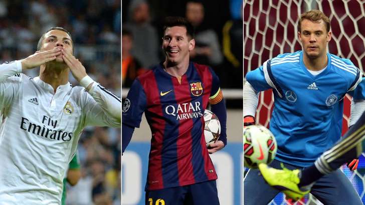 Les 10 meilleurs footballeurs de l’année 2014
