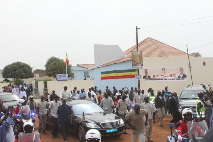 7 Photos-Visite de Macky Sall ce matin à Ngaye Mékhé