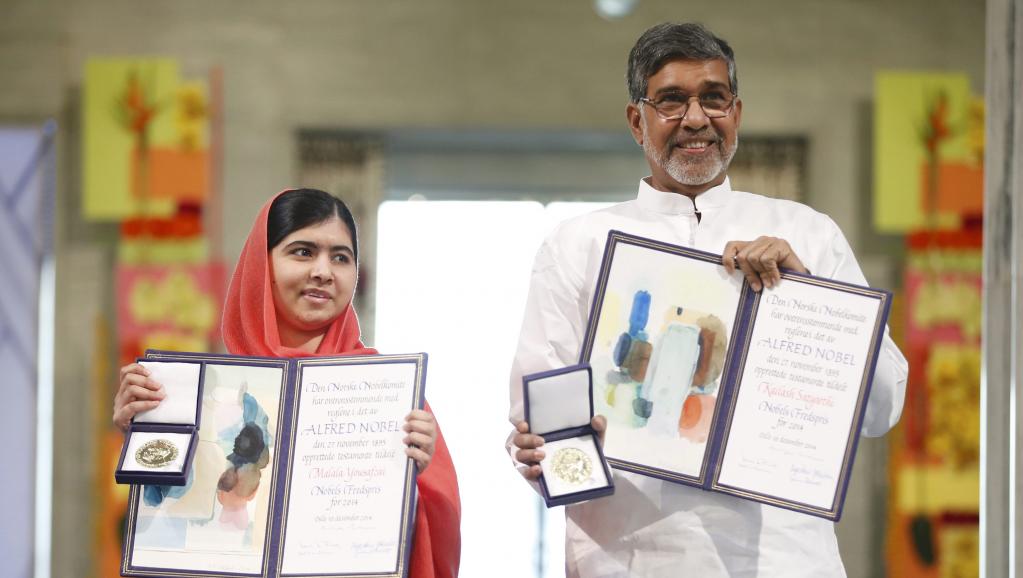 Prix Nobel de la Paix: les lauréats défendent la cause des enfants