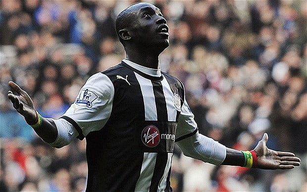 Défait par MU: Papiss Cissé marque son 38ème but pour son 100ème match