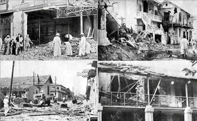 Photos-Les ruines de la capitale du Sénégal bombardée pendant la 2ème guerre mondiale