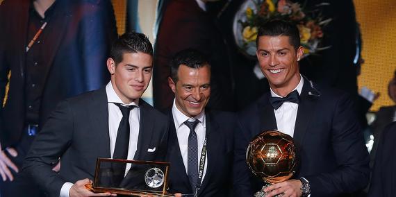 Le successeur de Ronaldo s’apelle James Rodriguez selon Jorge Mendes