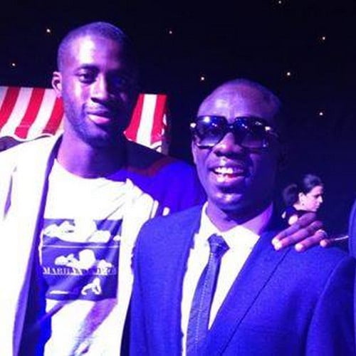 Arrêt sur image: Pape Diouf en compagnie de Yayah Touré. Regardez