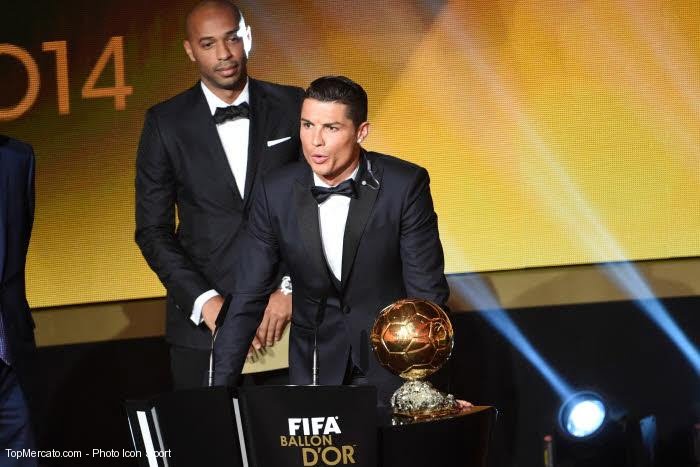 Top 5 des titres individuels de Cristiano Ronaldo