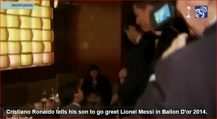 VIDEO: Ronaldo réalise le rêve de son fils en le présentant à Messi (Regardez)