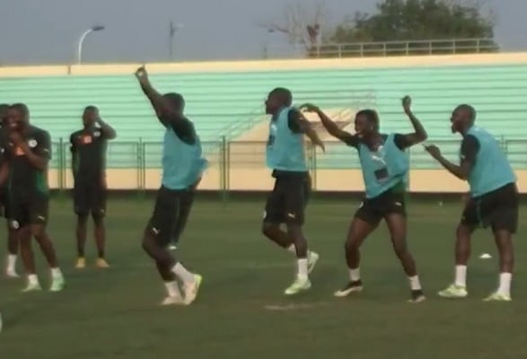 Vidéo: les lions confiants et enthousiastes lors de la dernière séance d’entrainement avant le match contre l’Afrique du Sud. Regardez