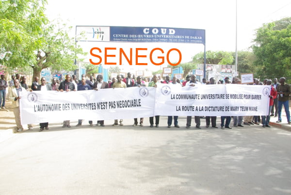 Et c’est parti pour 3 jours de grève dans les universités du Sénégal