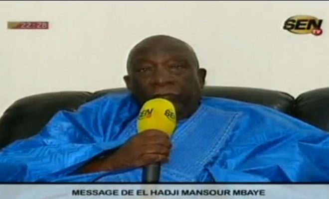(Vidéo) El hadji Mansour Mbaye réagit sur les propos Wade: « Le Sénégal ne connait pas la vulgarité… » Regardez