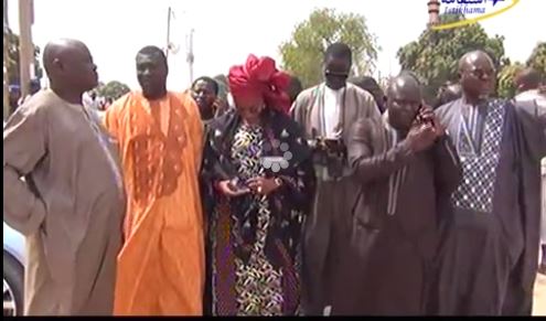 Vidéo-Visite de Marème Faye à Porokhane à la veille du Magal de Mame Diarra Bousso