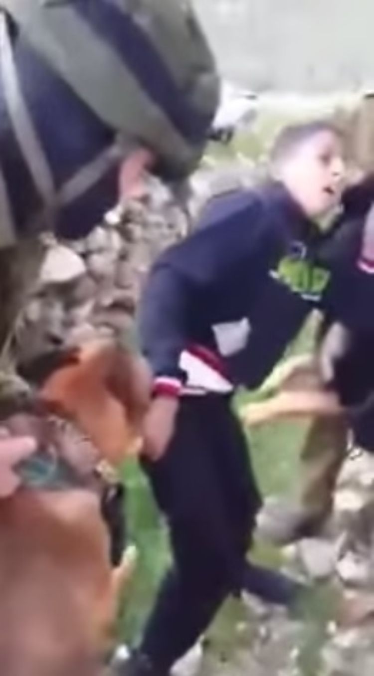 Des soldats israéliens lâchent un chien sur un adolescent palestinien