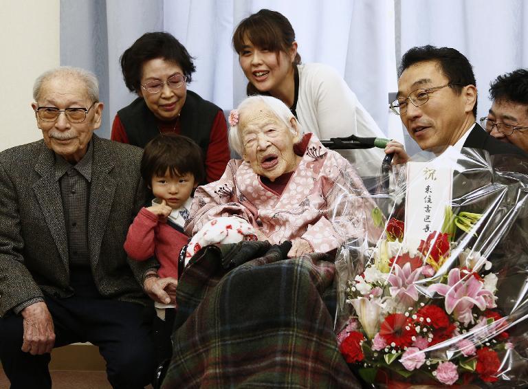 La japonaise, doyenne de l’humanité est décédée mercredi à l’âge de117 ans