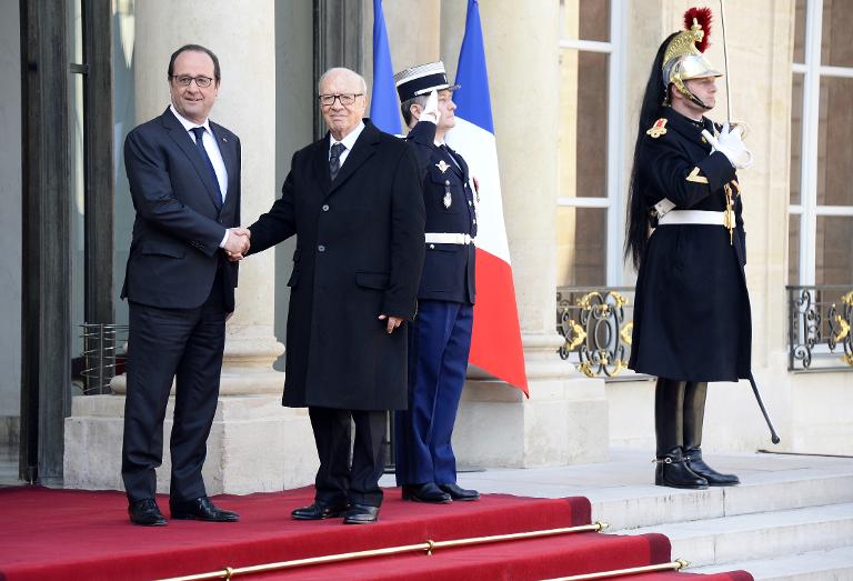 Paris déroule le tapis rouge pour le président tunisien