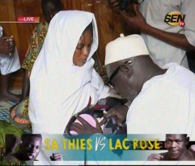 Vidéo: Le baptême du fils de Lac Rose coïncide avec  le jour de son combat contre Sa Thiès