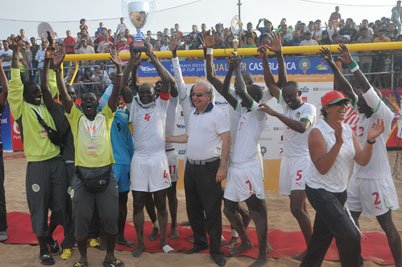 Finale Beach Soccer: les Lions reprennent le titre au Nigeria, étrillé 8 à 4