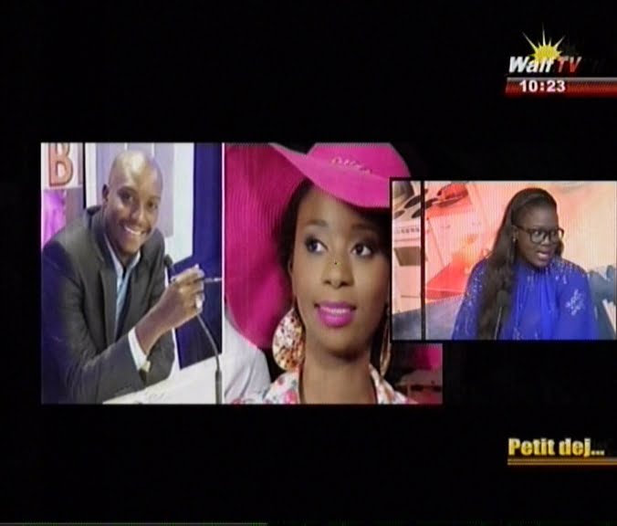 Vidéo-Le couple d’Adjouza et Cherif T Diop dans info people de Petit dej Walf tv