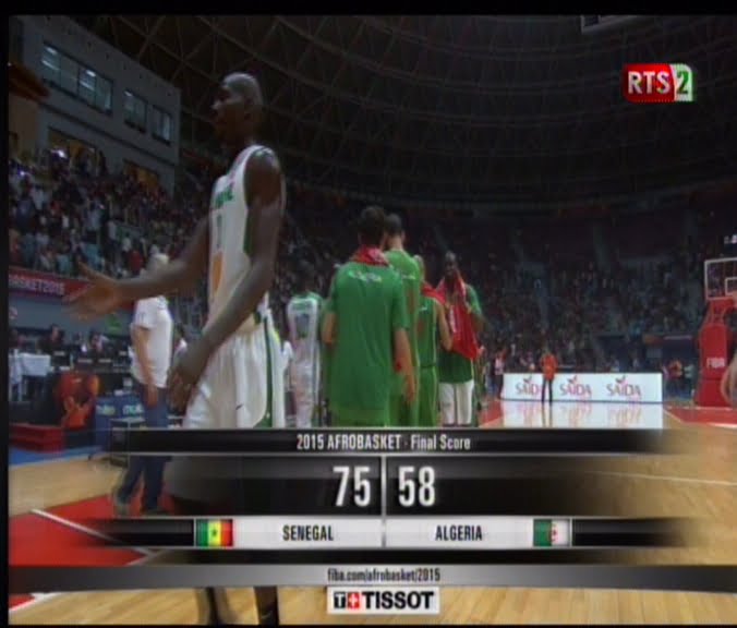 Vidéo-AfroBasket 2015: Sénégal bat l’ Algérie (75-58) et se qualifie en demi-finale