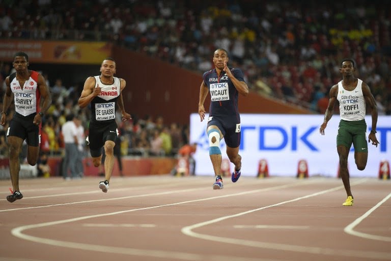 Mondiaux d’athlétisme: Vicaut contre Powell et Gay, Lemaitre face à Bolt en demi-finales