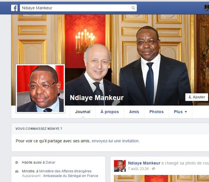 Mankeur Ndiaye dit n’avoir jamais ouvert de compte facebook