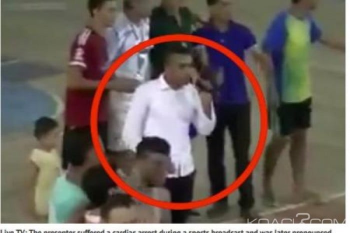 Vidéo-Un jeune présentateur marocain meurt en direct à la télévision. Regardez