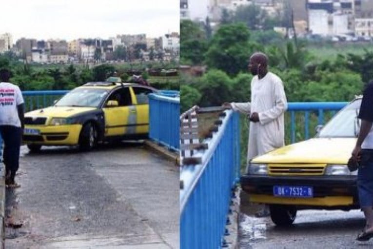 Le taximan qui a emprunté  la passerelle piétonne placé sous mandat de dépôt