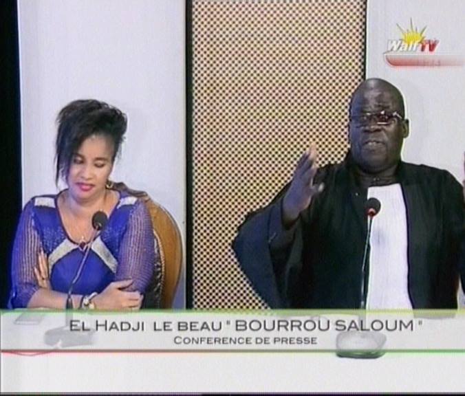Vidéo:Me El hadji Diouf, face à la presse,après avoir epousé l’ex femme de Souleymane Ndéné… version  Sa Ndiogou